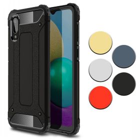 Fitcase Samsung Galaxy A02 A022 Zırh Tank Tam Koruma Arka Kapak