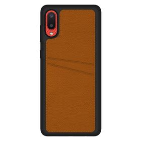 Fitcase Samsung Galaxy A02 Proda Deri Çift Kartlık Cepli Kapak Kılıf