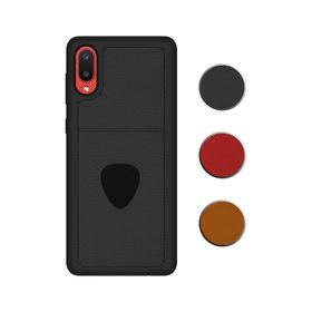 Fitcase Samsung Galaxy A02 Proda Deri Tek Kartlık Cepli Kapak Kılıf