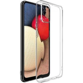 Fitcase Samsung Galaxy A02s A025 Kamera Korumalı Şeffaf Silikon Cep Telefonu Kılıfı
