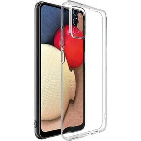 Fitcase Samsung Galaxy A02s A025 Kamera Korumalı Şeffaf Silikon Cep Telefonu Kılıfı