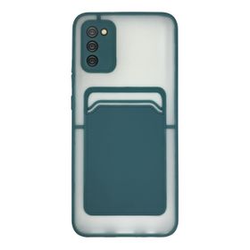 Fitcase Samsung Galaxy A02S Cardy Kartlık Cepli Mat Kapak Kılıf
