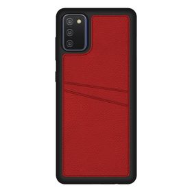 Fitcase Samsung Galaxy A02s Proda Deri Çift Kartlık Cepli Kapak Kılıf