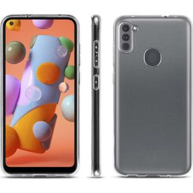 Fitcase Samsung Galaxy A11 A115 Kamera Korumalı Şeffaf Silikon Cep Telefonu Kılıfı