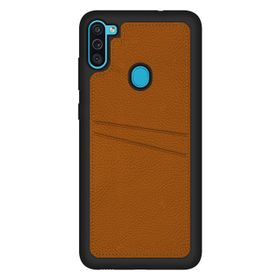 Fitcase Samsung Galaxy A11 / M11 Proda Deri Çift Kartlık Cepli Kapak Kılıf