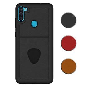 Fitcase Samsung Galaxy A11 / M11 Proda Deri Tek Kartlık Cepli Kapak Kılıf