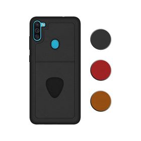Fitcase Samsung Galaxy A11 / M11 Proda Deri Tek Kartlık Cepli Kapak Kılıf