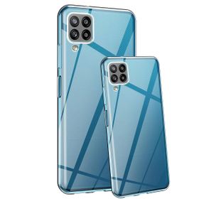 Fitcase Samsung Galaxy A12 M12 Kamera Korumalı Şeffaf Silikon Cep Telefonu Kılıfı