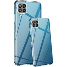 Fitcase Samsung Galaxy A12 M12 Kamera Korumalı Şeffaf Silikon Cep Telefonu Kılıfı