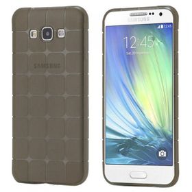 Fitcase Samsung Galaxy A3 A300 Plaid Silikon Siyah Arka Kapak