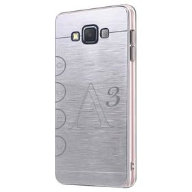 Fitcase Samsung Galaxy A3 Metal A300 TPU Gri Arka Kapak
