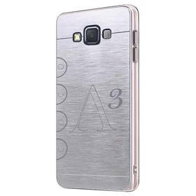 Fitcase Samsung Galaxy A3 Metal A300 TPU Gri Arka Kapak