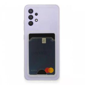 Fitcase Samsung Galaxy A33 5G Cardy Şeffaf Kartlık Cepli Kapak Kılıf