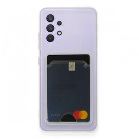 Fitcase Samsung Galaxy A33 5G Cardy Şeffaf Kartlık Cepli Kapak Kılıf