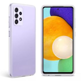 Fitcase Samsung Galaxy A52 A525 Kamera Korumalı Şeffaf Silikon Cep Telefonu Kılıfı