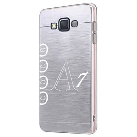 Fitcase Samsung Galaxy A7 A700 Metal TPU Füme Arka Kapak
