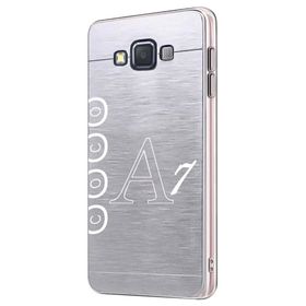 Fitcase Samsung Galaxy A7 A700 Metal TPU Füme Arka Kapak