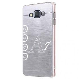 Fitcase Samsung Galaxy A7 A700 Metal TPU Füme Arka Kapak