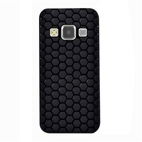 Fitcase Samsung Galaxy A7 A700 TPU Beehive Serisi Siyah Arka Kapak