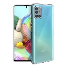 Fitcase Samsung Galaxy A71 A715 Kamera Korumalı Şeffaf Silikon Cep Telefonu Kılıfı