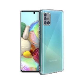 Fitcase Samsung Galaxy A71 A715 Kamera Korumalı Şeffaf Silikon Cep Telefonu Kılıfı