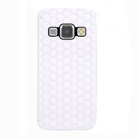 Fitcase Samsung Galaxy A8 A800 TPU Beehive Serisi Beyaz Arka Kapak