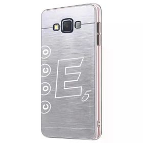 Fitcase Samsung Galaxy E5 E500 Metal TPU Füme Arka Kapak