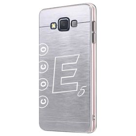 Fitcase Samsung Galaxy E5 E500 Metal TPU Füme Arka Kapak