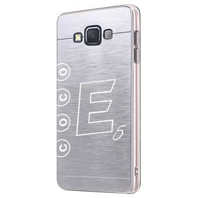 Fitcase Samsung Galaxy E5 E500 Metal TPU Füme Arka Kapak