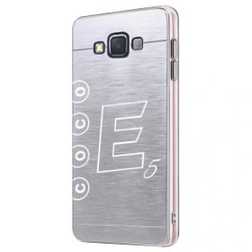 Fitcase Samsung Galaxy E5 E500 Metal TPU Füme Arka Kapak