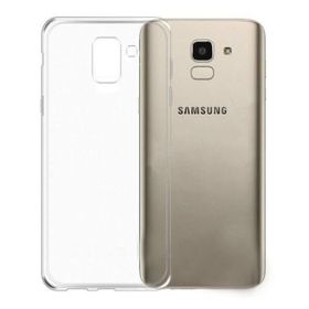 Fitcase Samsung Galaxy J6 J600 Soft Silikon Şeffaf Arka Kapak Kılıf