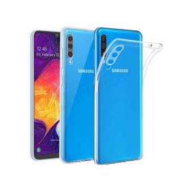 Fitcase Samsung Galaxy M30 M305 Toz Koruma Tıpalı Şeffaf Arka Kapak Kılıf