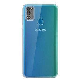 Fitcase Samsung Galaxy M30s M307 Toz Koruma Tıpalı Şeffaf Arka Kapak Kılıf