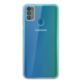 Fitcase Samsung Galaxy M30s M307 Toz Koruma Tıpalı Şeffaf Arka Kapak Kılıf