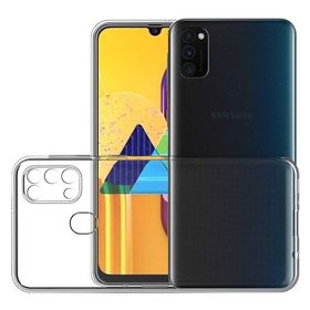 Fitcase Samsung Galaxy M31 Kamera Korumalı Silikon Şeffaf Arka Kapak Kılıf