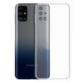 Fitcase Samsung Galaxy M51 Kamera Korumalı Silikon Şeffaf Arka Kapak Kılıf