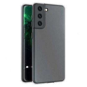 Fitcase Samsung Galaxy S21 Plus Kamera Korumalı Şeffaf Silikon Cep Telefonu Kılıfı