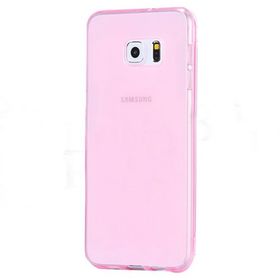 Fitcase Samsung Galaxy S6 G920 Soft Şeffaf Pembe Silikon Cep Telefonu Kılıfı