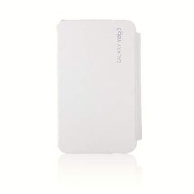 Fitcase Samsung Galaxy Tab 3 T210 7 Yan Kapaklı Standlı Beyaz Kılıf