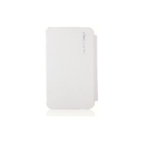 Fitcase Samsung Galaxy Tab 3 T210 7 Yan Kapaklı Standlı Beyaz Kılıf