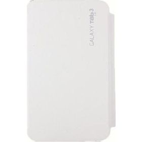 Fitcase Samsung Galaxy Tab 3 T210 7 Yan Kapaklı Standlı Beyaz Kılıf