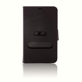 Fitcase Samsung Galaxy Tab 3 T210 7 Yan Kapaklı Standlı Siyah Kılıf