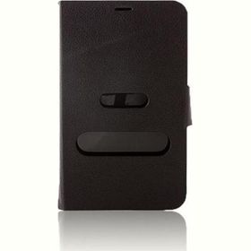 Fitcase Samsung Galaxy Tab 3 T210 7 Yan Kapaklı Standlı Siyah Kılıf