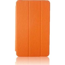 Fitcase Samsung Galaxy Tab 4 T330 8 Katlanır Standlı Turuncu Kılıf