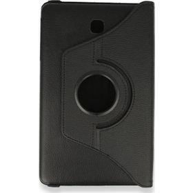 Fitcase Samsung Galaxy Tab A T350 8 360 Derece Döner Standlı Siyah Kılıf