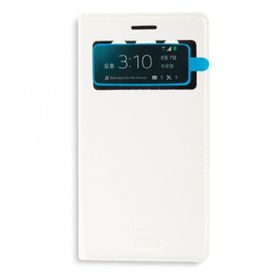 Fitcase Samsung I9300 S3 Dikişli Cüzdanlı Beyaz Kılıf
