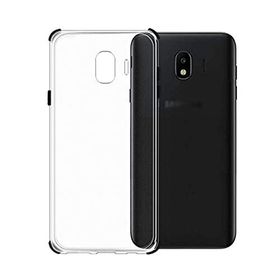 Fitcase Samsung J2 Core Anti Shock Darbe Siyah Koruyucu Silikon Arka Kapak