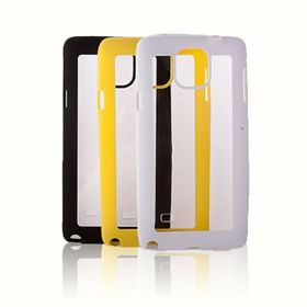 Fitcase Samsung Note 4 (N910) Çerçeveli Siyah Soft Silikon Kılıf