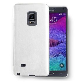 Fitcase Samsung Note Edge N915 Beyaz Deri Dokulu TPU Arka Kapak