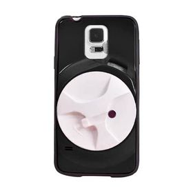 Fitcase Samsung S5 (G900) Siyah Kulaklık Makaralı Arka Kapak